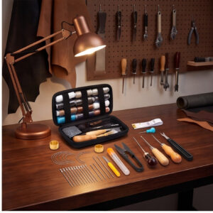 Kit de Costura de Cuero: Set Completo para Manualidades y Reparación