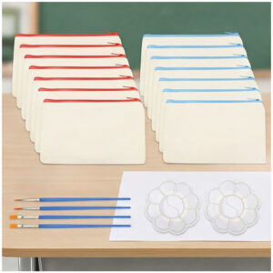 Set DIY Estuches Vacíos - 5 Estuches, Pinceles, Paleta y Etiquetas